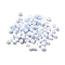 6/0 Opaque Glass Seed Beads, Round Hole, Rondelle, Light Steel Blue, 4~4.5x3~4mm, Hole: 0.8~1.5mm