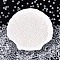 Transparent Glass Seed Beads, Glazing Style, Round, Clear, 4~4.5mm, Hole: 1mm, about 4090pcs/pound