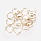 Brass Linking Rings, Golden, 16x0.65mm, Inner Diameter: 15mm, about 165pcs/20g