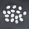 Shell Cabochons, Oval, WhiteSmoke, 10x8x3.5~4mm