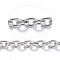 Tarnish Resistant 304 Stainless Steel Cable Chains, Unwelded, with Spool, Oval, for Jewelry Making, Stainless Steel Color, 4x3x0.8mm, about 82.02 Feet(25m)/roll