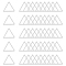 304 Stainless Steel Linking Ring, Triangle, Stainless Steel Color, 13.5x12x0.8mm, 50pcs/box