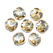 Pointed Back Glass Rhinestone Cabochons, Faceted, Back Plated, Square, Pale Goldenrod, 10x10x4.5mm