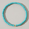 Gemstone Round Beaded Stretch Bohemian Bracelets, 7-1/4 inch(18.5cm)