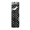 Rectangle Laser Plastic Yin-yang Zip Lock Gift Bags, Self Sealing Reclosable Package Pouches for Pen Keychain Watch Storage, Black, Moon, 21.7x6.5x0.02cm, Unilateral Thickness: 2.7 Mil(0.07mm)