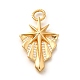 Латунные микро проложить кубического циркония подвески KK-U055-20G-1