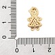 Латунный микро pave прозрачный кубик циркония подвески ZIRC-I068-29G-3