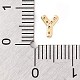 Покрытие стойки латунное микропаве кабошоны из кубического циркония KK-F874-04G-Y-3