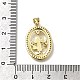 Латунные микро проложить кубического циркония подвески KK-C090-35G-07-3