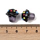 Стеклянные бугорчатые бусины GLAA-B025-01E-3
