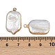 Натуральные кеши жемчужные подвески KK-D423-01G-3