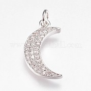 Латунные микро проложить кубического циркония подвески ZIRC-E145-62P