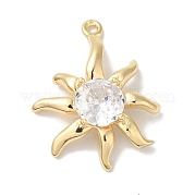 Микро из латуни со стеклянными подвесками KK-U013-05P