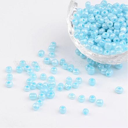 Diy craft бусы 6/0 цейлонский круглый стеклянный бисер X-SEED-A011-4mm-143-1