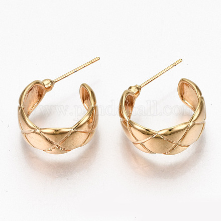 Серьги-кольца из латуни KK-R117-038-NF-1