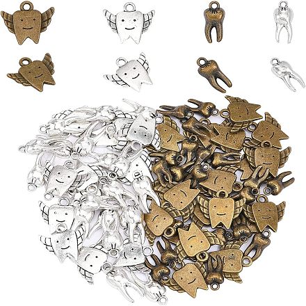 Подвески из сплава 80шт 4 стиля FIND-CA0006-59-1
