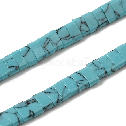 Синтетических нитей бирюзовые бусы G-Z045-A24-01-1
