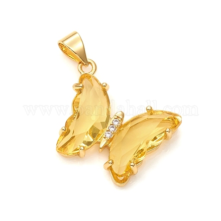 Стеклянные подвески GLAA-G075-01G-09-1