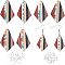 OLYCRAFT Resin Wooden Pendants