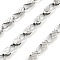 Non-Tarnish 304 Stainless Steel Link Chain, Stainless Steel Color, Link: 10x4x2.5mm