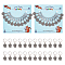 NBEADS 24 Pcs Dog Paw Stitch Markers, Alloy Crochet Stitch Marker Charms Locking Stitch Marker with 304 Stainless Steel Clasp for Crochet Accessories Quilting Jewelry Making