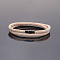 Nylon Cord Bracelets for Men Women, with Magnetic Alloy Clasp, Bisque, 7-7/8 inch(20cm)