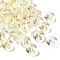 Baking Painted Transparent Glass Beads, Rondelle, Light Yellow, 8x5mm, Hole: 1.5mm, 2083pcs/1000g