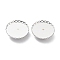 Non-Tarnish 304 Stainless Steel Brooch Base Settings, Round, Stainless Steel Color, 26x2mm, Tray: 25mm