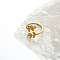 DIY fashionable stainless steel ring with non fading color, female niche high-end light luxury tagram style