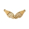 5Pcs 201 Stainless Steel Pendants, Laser Cut, Halloween Gothic Skeleton Hand Charm, Golden, 10x22.5x1mm, Hole: 1.2mm