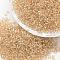 8/0 Transparent Glass Round Seed Beads, Grade A, Silver Lined, PeachPuff, 2.8~3.2mm, Hole: 1.0mm, about 15000pcs/pound