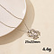 Stainless Steel Insect Spider Pendant Necklace Unisex Jewelry