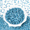 Transparent Inside Colours Glass Seed Beads, Triangle, Deep Sky Blue, 3.4x3.4~3.8x3.4~3.8mm, Hole: 1mm, about 7500pcs/pound