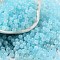 Glass Seed Beads, Imitation Cat Eye, Rondelle, Light Sky Blue, 4x3.3mm, Hole: 1.4mm