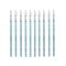 Flocking Disposable Lip Brush with Plastic Handle, Makeup Brush Lipstick, Lip Gloss Wands for Makeup Applicator Tool, Deep Sky Blue, 9.2cm