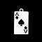 Tarnish Resistant 304 Stainless Steel Pendants, Laser Cut, Playing Card A, Stainless Steel Color, 19x10x1mm, Hole: 1.5mm