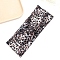 Cloth HairBands, Hair Bands for Women Girls, Leopard Print Pattern, Coconut Brown, 220x85mm