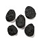 Natural Tektite Pendants, Geometric Charms, Mixed Shapes, 25~33x23~26.5x8~10mm, Hole: 2~2.3mm