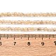 Нити бусин из натурального золота с рутилированным кварцем G-B142-C03-2x2mm-5