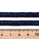 Нитки бусины из натурального ляписа-лазури G-T142-6mm-11-5