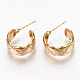 Серьги-кольца из латуни KK-R117-038-NF-1