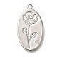 Латунные микро проложить кубического циркония подвески KK-U038-05P-11-1