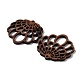 Подвески из орехового дерева WOOD-Q051-04G-2