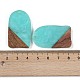 Подвески из смолы и дерева WOOD-F015-13H-3