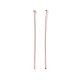 Латунные шпильки с плоской головкой KK-WH0058-03C-RG-1