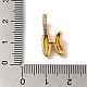Латунные микро проложить кубического циркония подвески KK-K345-13H-G-3