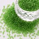 Прозрачные стеклянные цилиндрические бусины SEED-S047-I-003-1