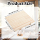 Деревянная глиняная доска WOOD-WH0030-68-2