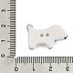 Керамические пуговицы собака BUTT-I018-01B-01-3