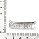 Подвески из кубического циркония с покрытием из латуни KK-M282-34P-3